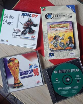 Giochi cd assortiti anni '90