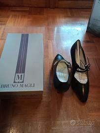 Eleganti Scarpe Pelle Bruno Magli Tacco 35