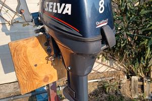Motore fuoribordo 4 tempi yamaha selva ray 8 cv