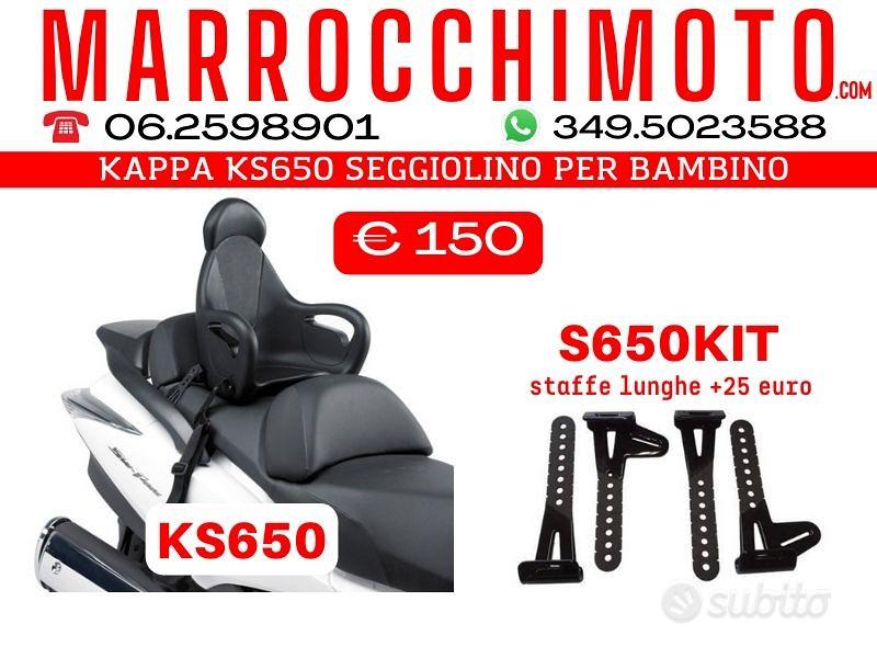 Westers Aan het leren Stof Subito - Marrocchi Moto Roma - KAPPA KS650 Seggiolino bambino Scooter Moto  - Accessori Moto In vendita a Roma