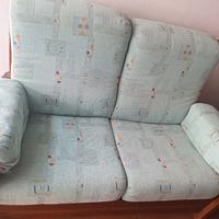 divano tre posti in legno massello sfoderabile 