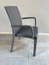 Sedie nuove in plastica