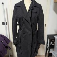 Cappotto donna Zara Basic nero trench