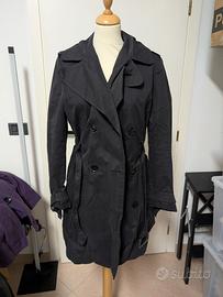 Cappotto donna Zara Basic nero trench