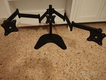 supporto triplo monitor da scrivania 