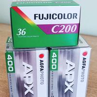 rullino foto colori/bianco&nero nuovi 36 scatti