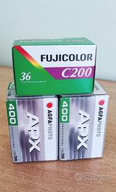 rullino foto colori/bianco&nero nuovi 36 scatti