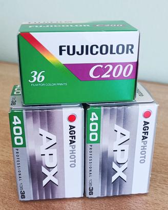 rullino foto colori/bianco&nero nuovi 36 scatti