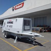 Schwing SP 4800 E portable concrete pump - electri