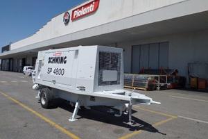 Schwing SP 4800 E portable concrete pump - electri