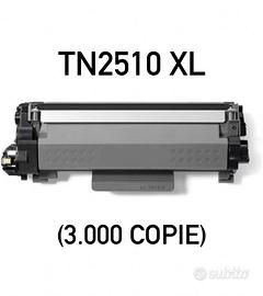 Toner Comp. con Brother TN2510 XL 3 copie con Chip