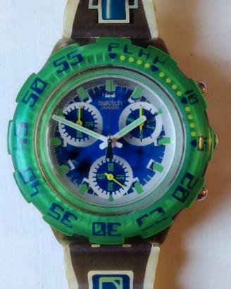 Orologio Swatch Aqua Chrono 1996 Vintage originale