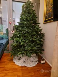 albero di natale h2.10 metri 