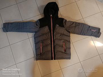 giacca + pantalone sci + muffole 