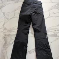 tuta sci pantalone nero con bretelle 