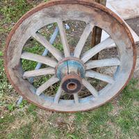 Ruote antico carro agricolo 