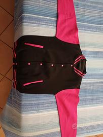 felpa bottoni fucsia tg M