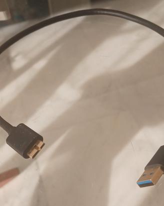 cavo USB 3.0 A maschio a USB B micro