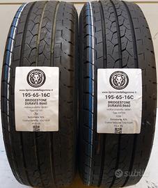 2 GOMME 195 65 16C BRIDGESTONE A56061