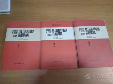 letteratura italiana 3 voll.