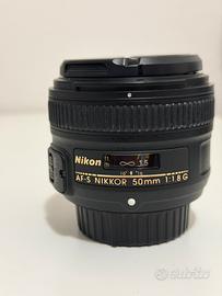 Nikon AF-S Nikkor 50mm f/1.8G come nuovo