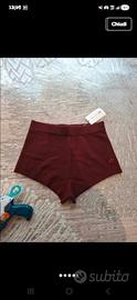 mini shorts in misto lana