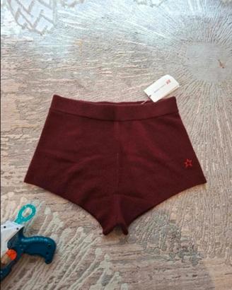 mini shorts in misto lana