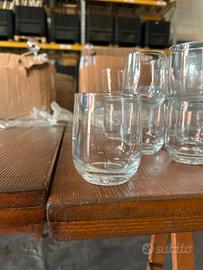 Bicchiere acqua in vetro