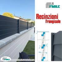 Doga alluminio recinto profilo frangisole persiana