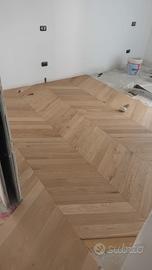 Parquet rovere spina ungherese