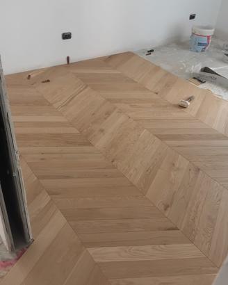 Parquet rovere spina ungherese
