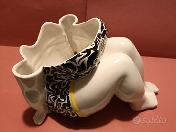 Portaoggetti da bagno in ceramica 