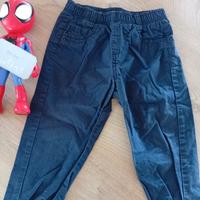 Pantaloni leggeri blu taglia 86 cm 