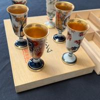 Set  sei tazze porcellana giapponese