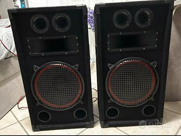 Casse acustiche passive 1000 watt professionali 