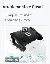 Poggiapiedi per scrivania