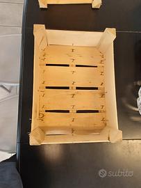 Cassette legno per confezione natalizia 