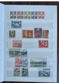 Album 230 francobolli Europa Nord