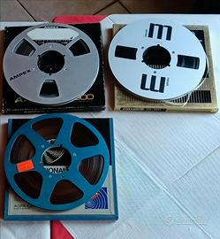 Bobine Audio Pro. Ampex  Maxxel  Agfa...