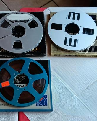 Bobine Audio Pro. Ampex  Maxxel  Agfa...