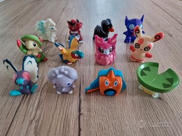 Lotto 12 Minifigures RARE Pokémon Kids Bandai JAP