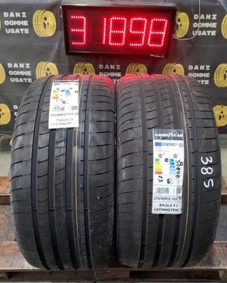 NUOVE 2 GOMME 275 40 18 GOODYEAR ESTIVE