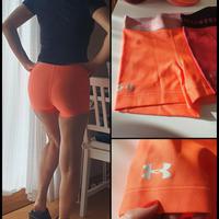 Pantaloncino sport Under Armour donna xs arancione