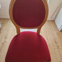 Sedia imbottita classica