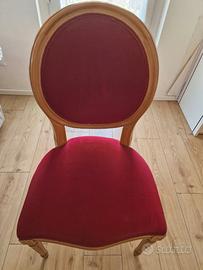 Sedia imbottita classica