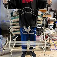 Mensola sospesa soffitto in metallo