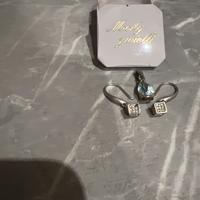 Orecchini argento e zirconi