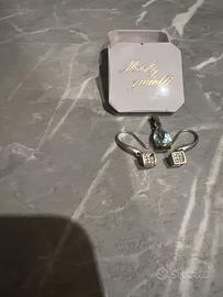 Orecchini argento e zirconi