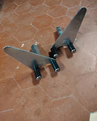 coppia supporti cavalletto moto 