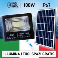 Faro con Pannello Solare 119 Led